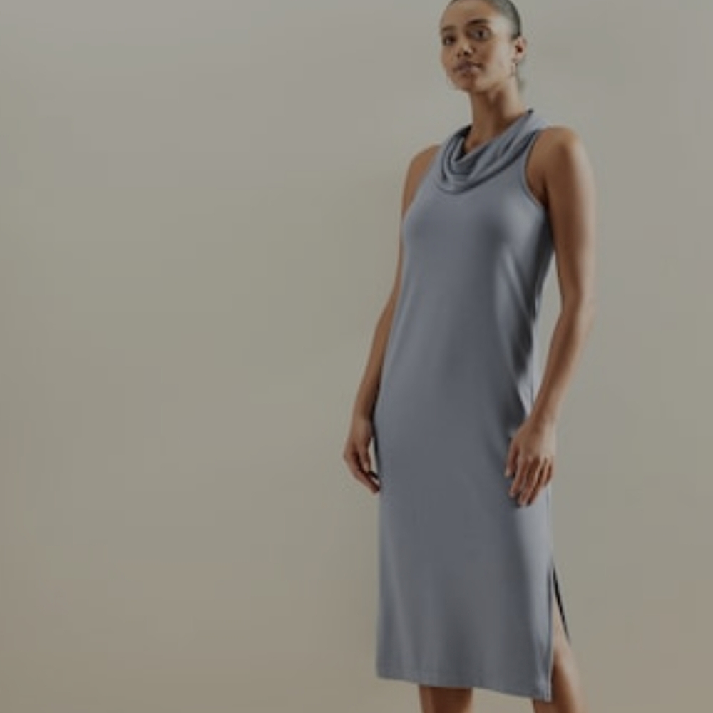 NWT Banana Republic Cowl Neck Midi Dress